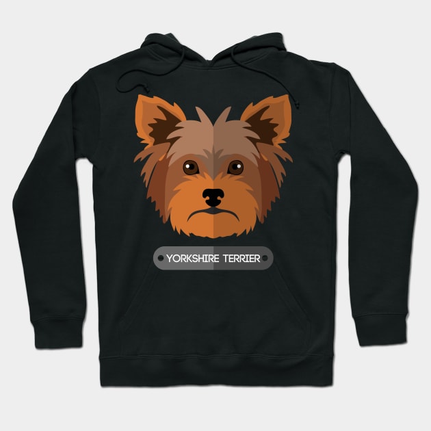 Yorkshire Terrier Yorkie Dog Lover Hoodie by fromherotozero